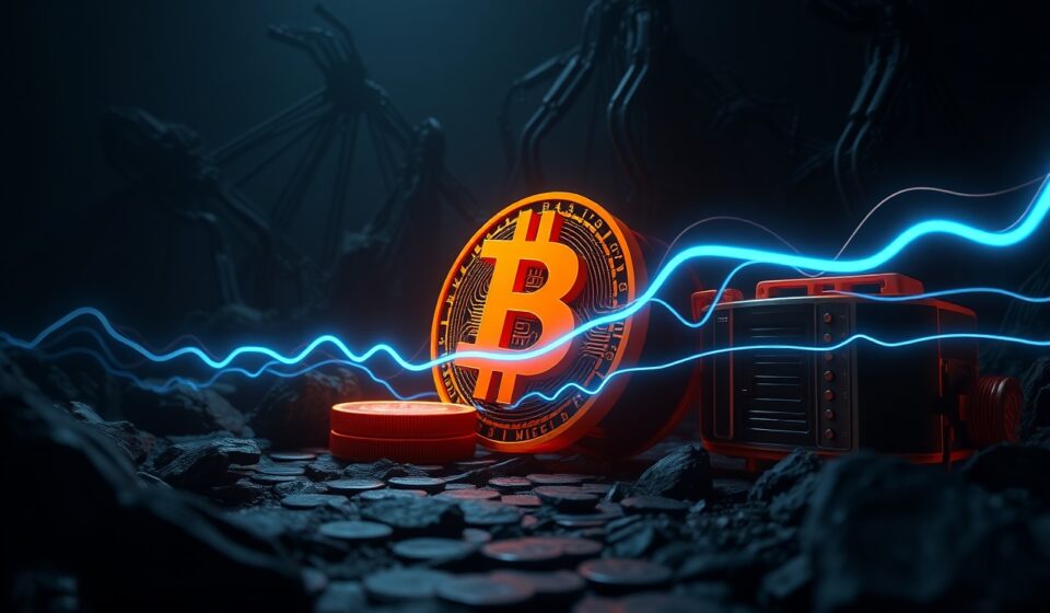 График доходов майнеров биткоина и стабилизации сети
