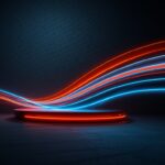 График роста токена Optimism и логотип OP Enterprise на темном фоне